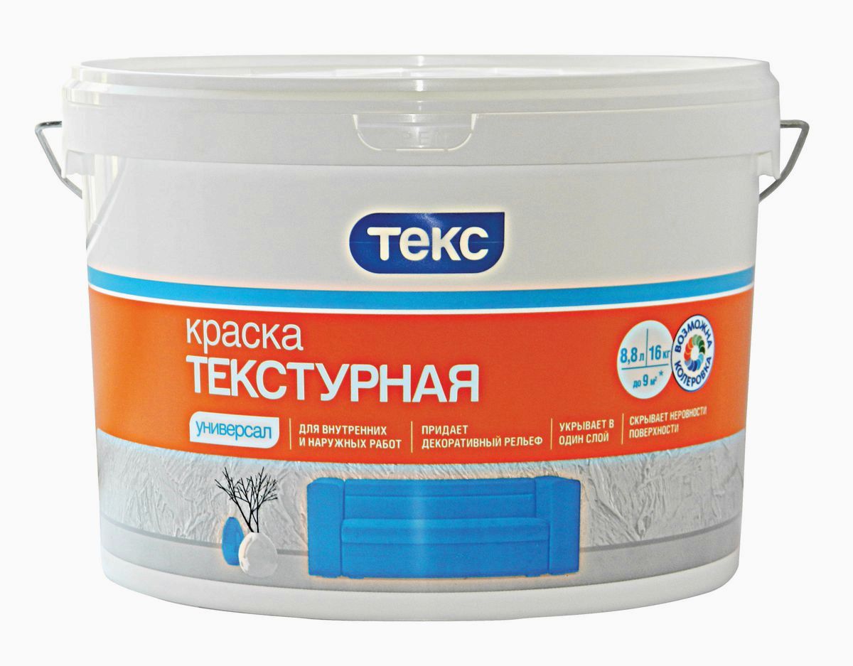 Текстурная краска для стену: особенности нанесения
