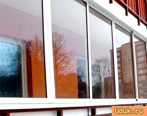 Остекление балконов алюминием